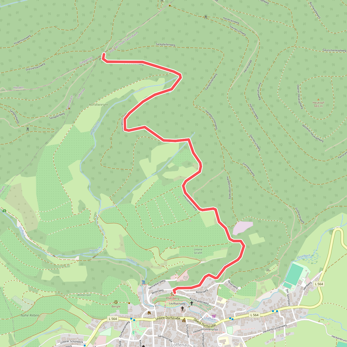 Am Pfarrberg - Dreizielstein