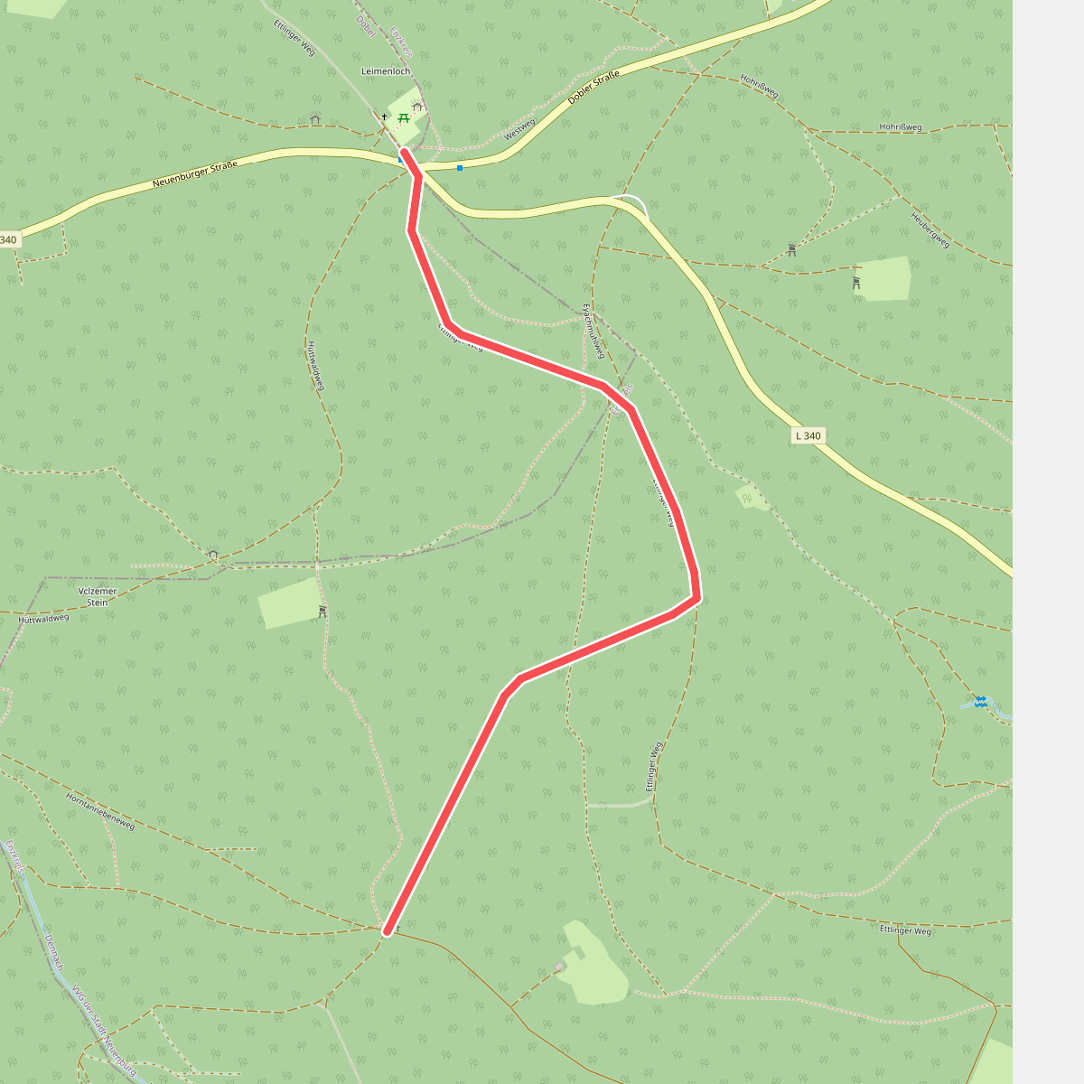 Schwabhauser Hütte - Dreimarkstein