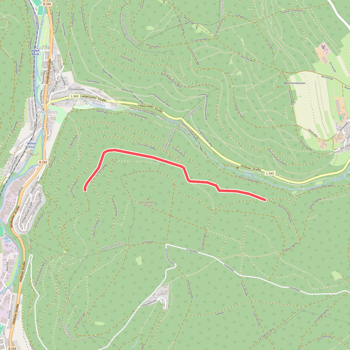 Mittlerer Förtelberg - Hengstberg