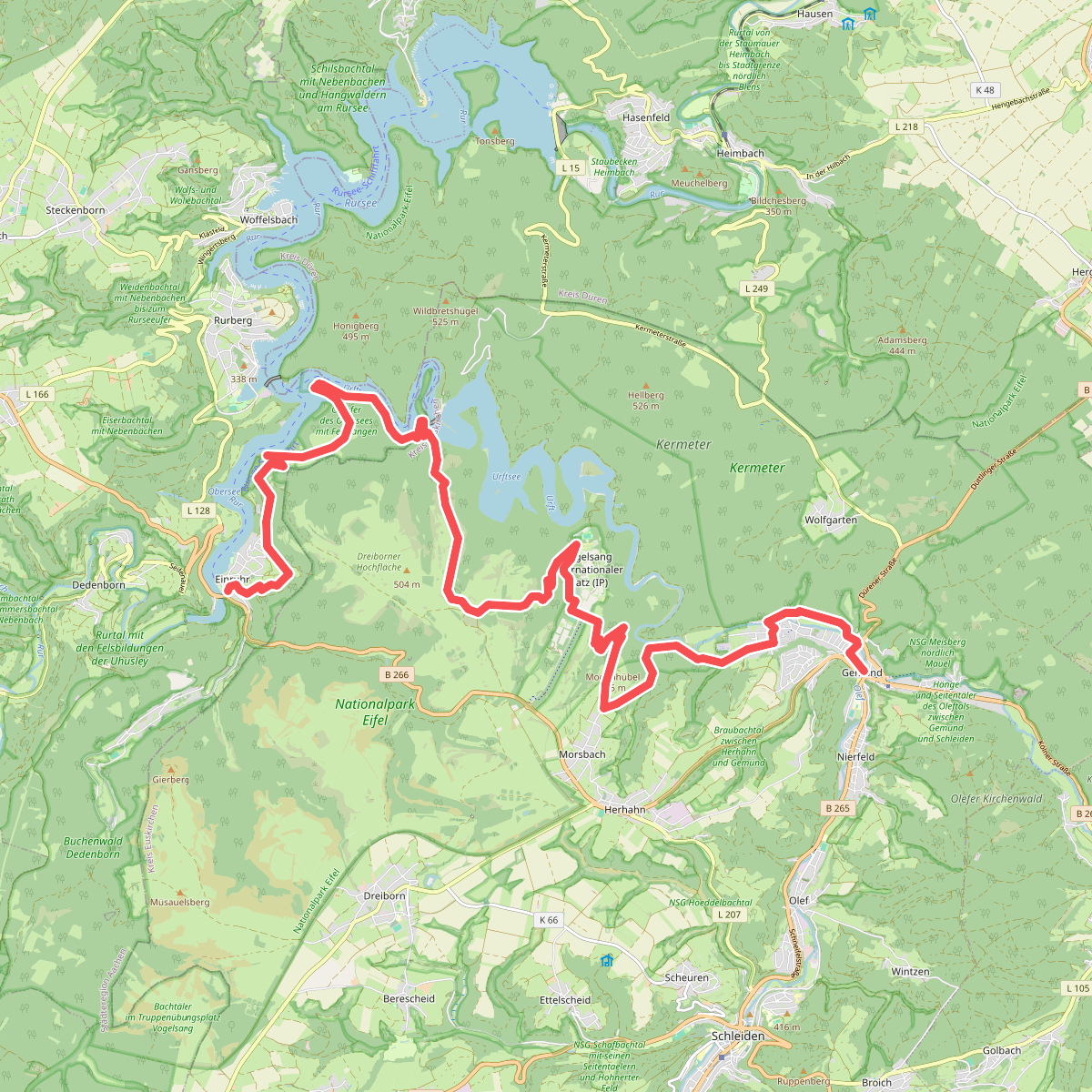 Einruhr - Gemünd · Eifelsteig etappe 4