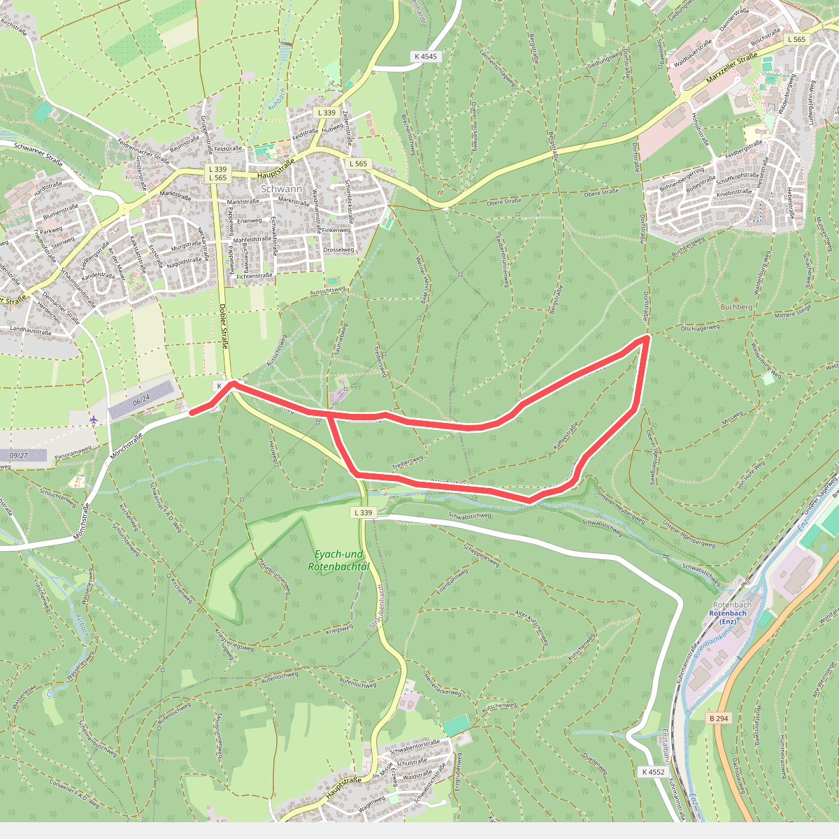 Nordic-Walking-Route 4 - Wolfsgruben-Route