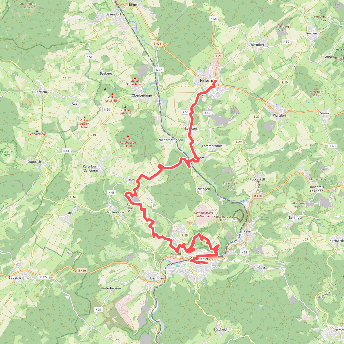 Hillesheim - Gerolstein · Eifelsteig etappe 9