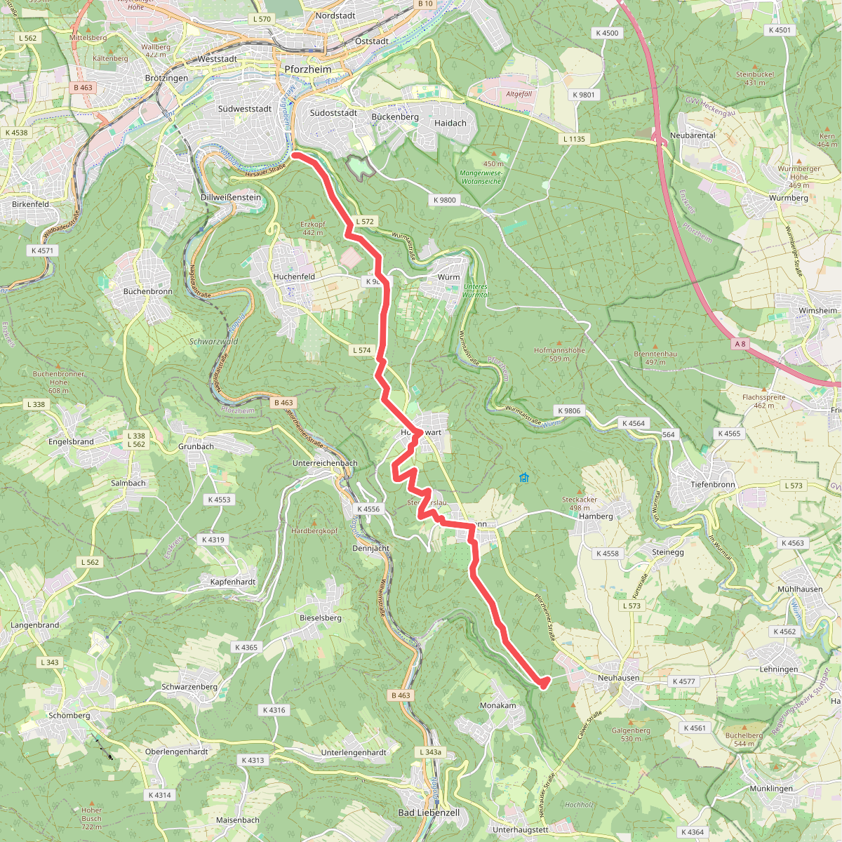 Pforzheim - Neuhausen