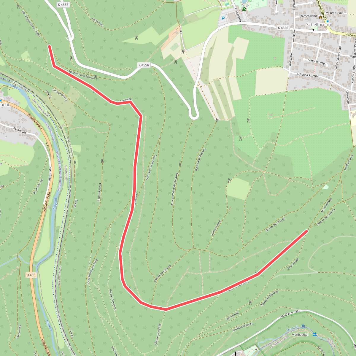 Scheiterberg - Sandweg