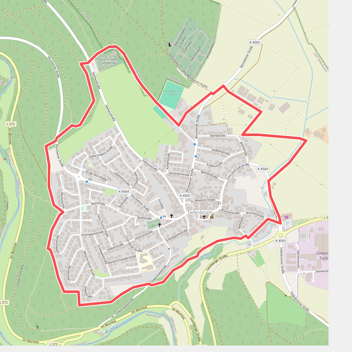 Rundwanderweg Tiefenbronn R2000