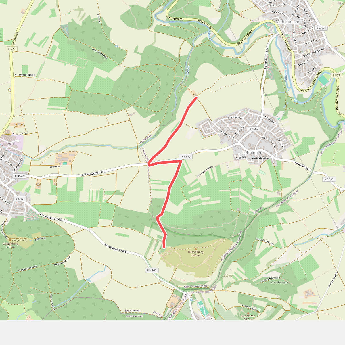 Steinegger Weg - Büchelberg West