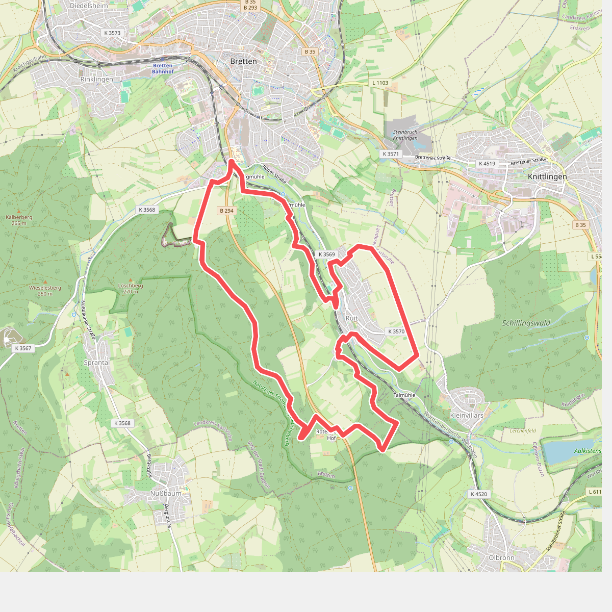 Großer Brettener Südweg
