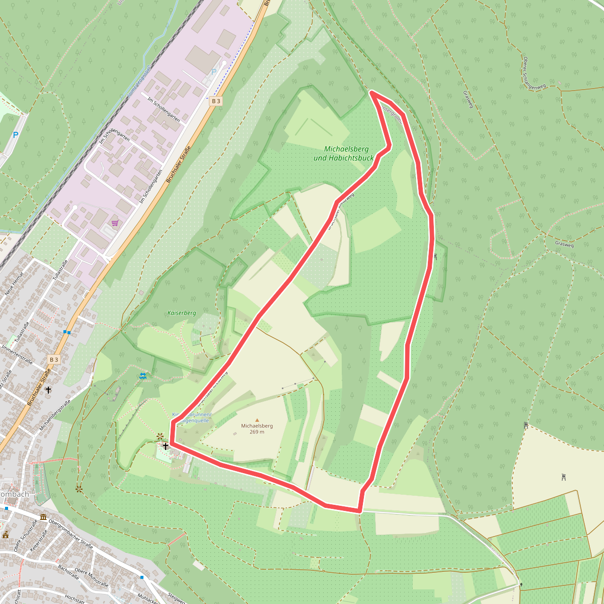 Bruchsaler Kreuzweg und Grund