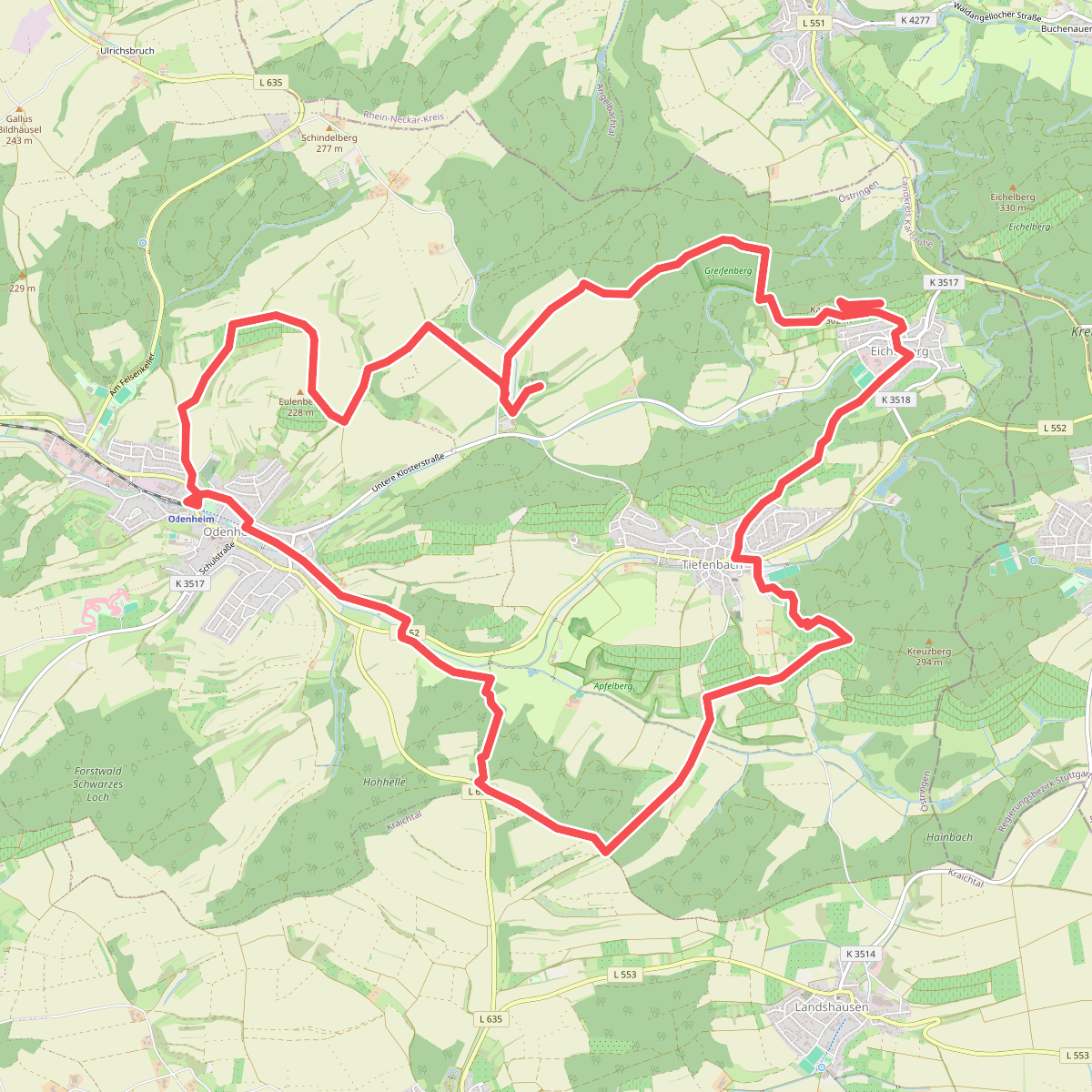 Hügelweg Odenheim