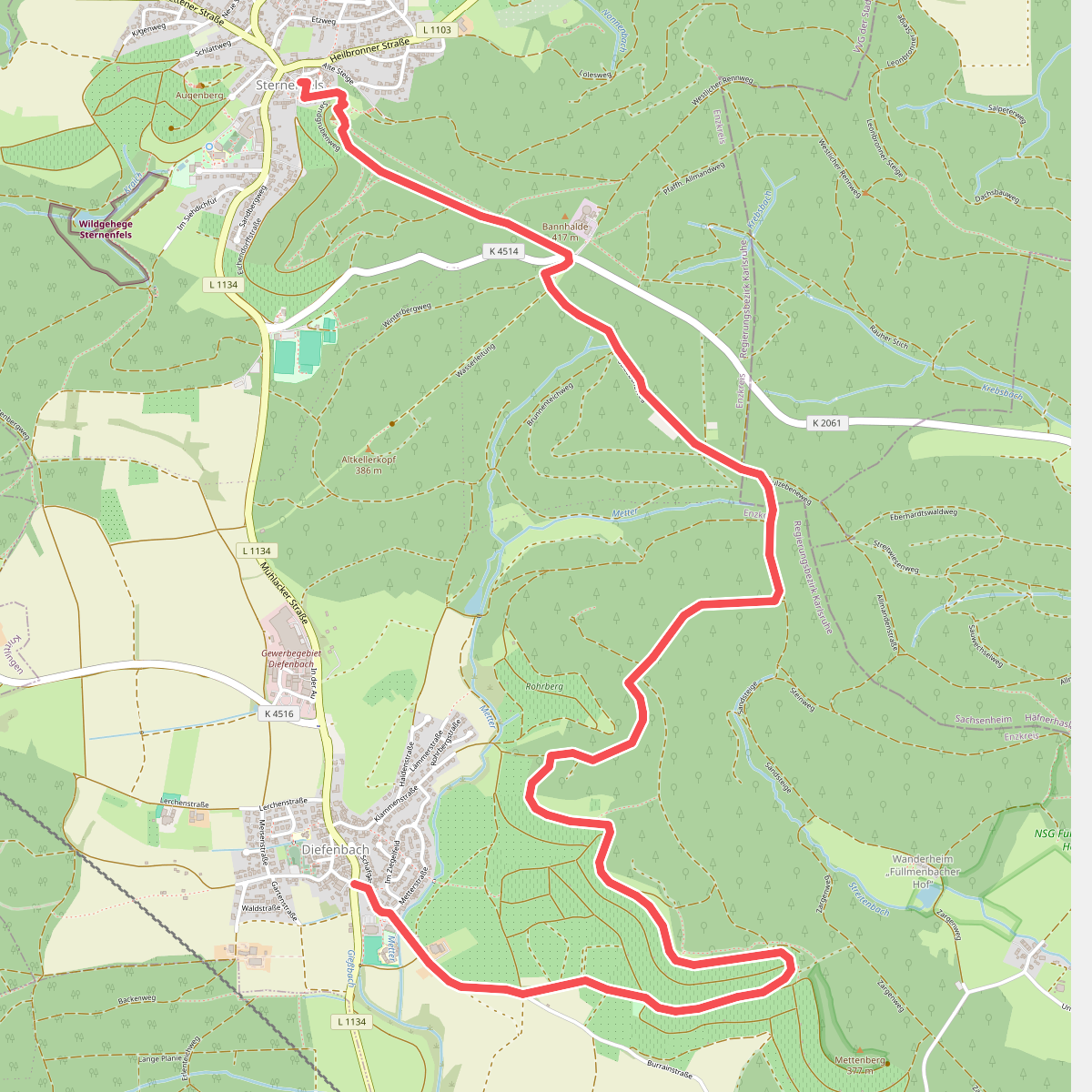 Stromberg-Route 3 Walk & Wein Krauchgau-Stromberg