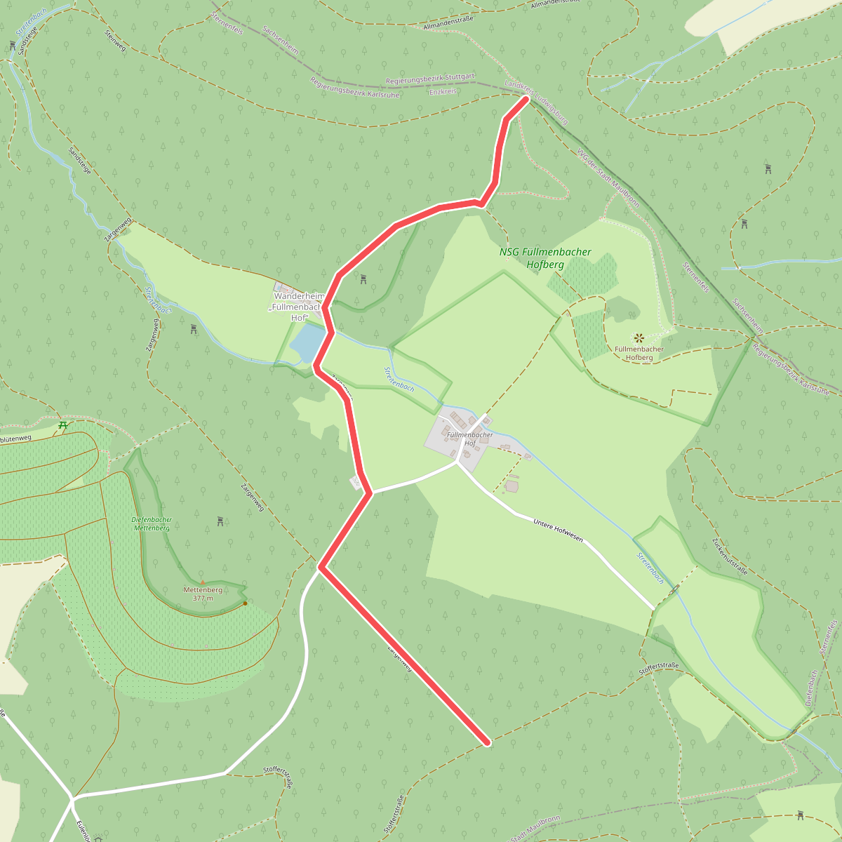 Blauer Punkt, Füllmenbacher Hof