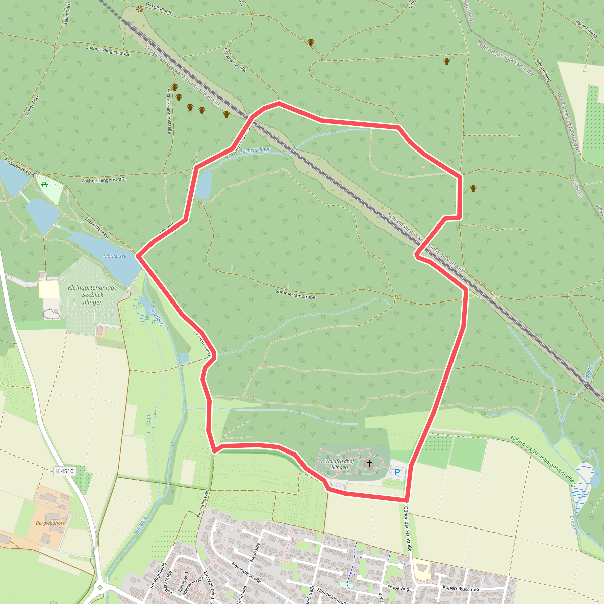 Illingen/Württemberg: Rundwanderweg Nr. 6