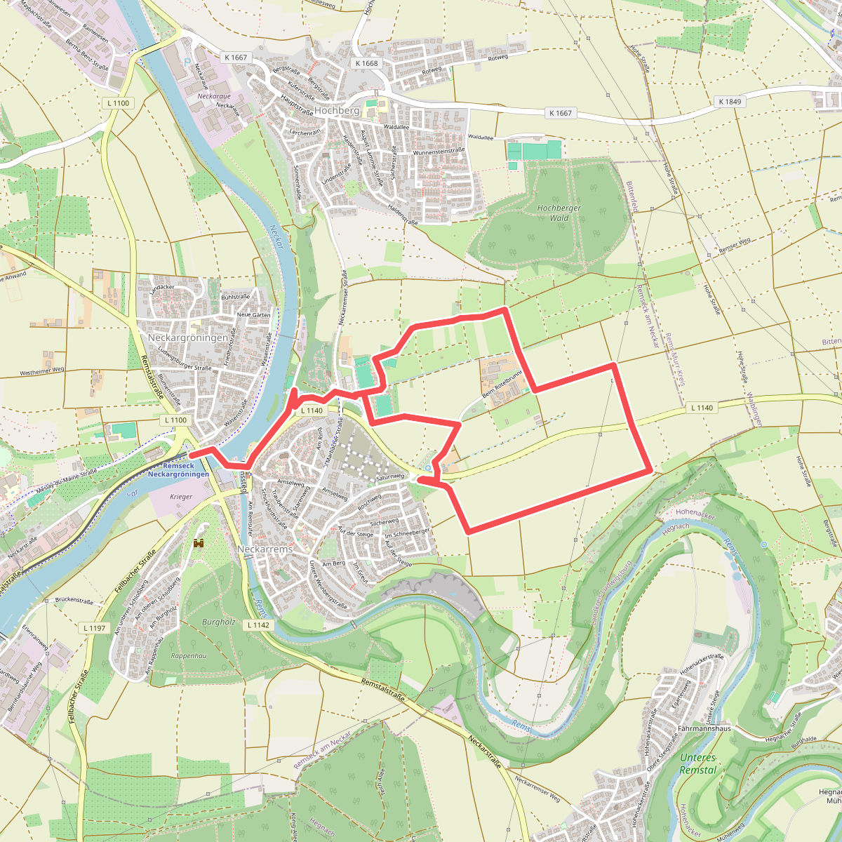 Rundwanderweg 3 (Hase)