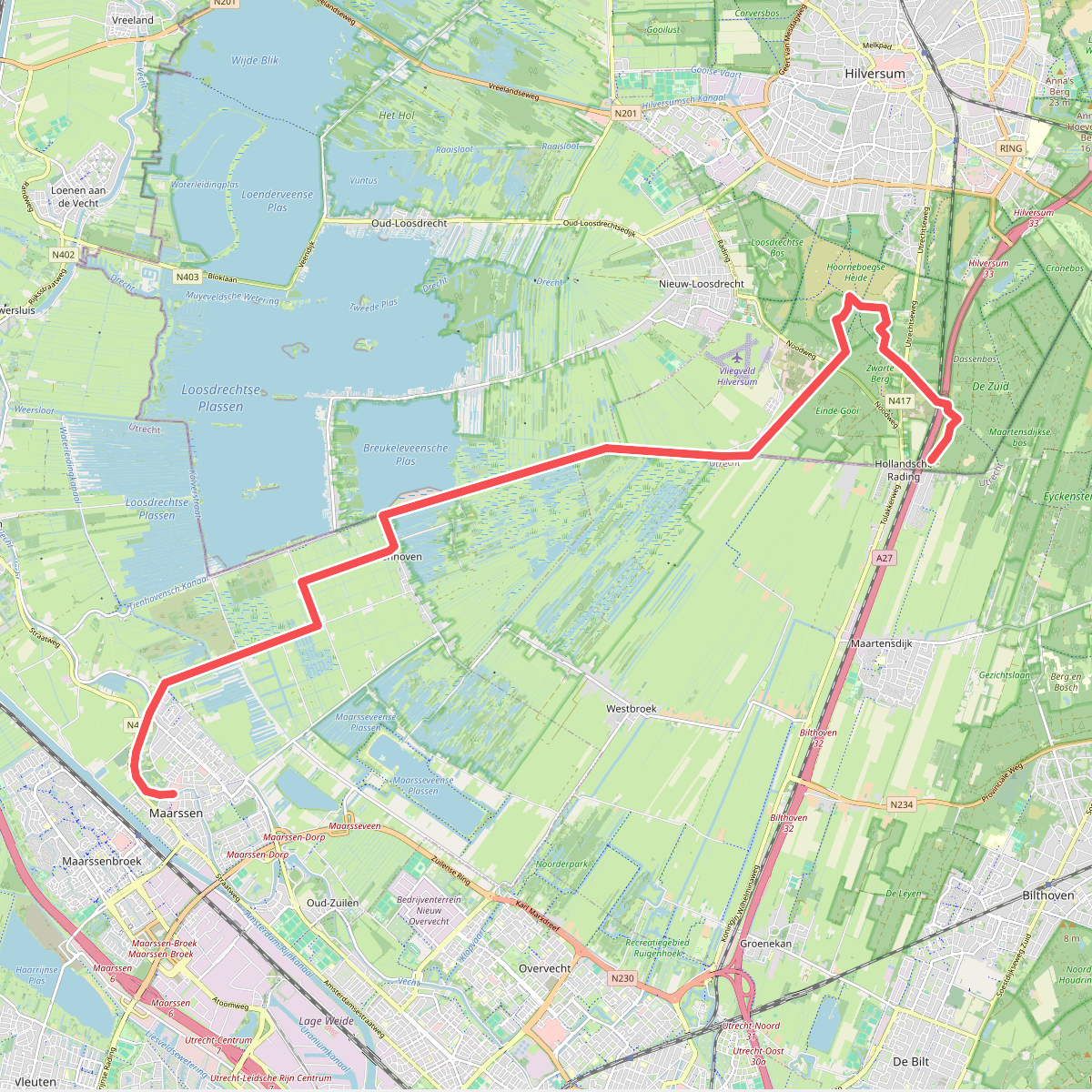 Hollandse Rading - Maarssen · Utrechtpad etappe 10