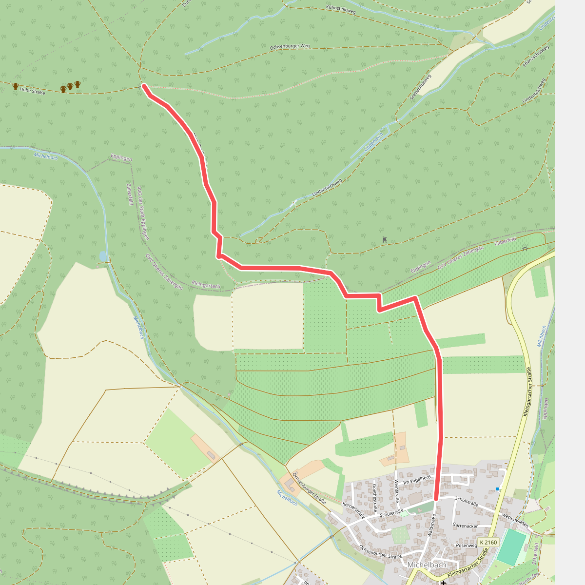 roter Punkt Michelbach - Holzmichelhütte