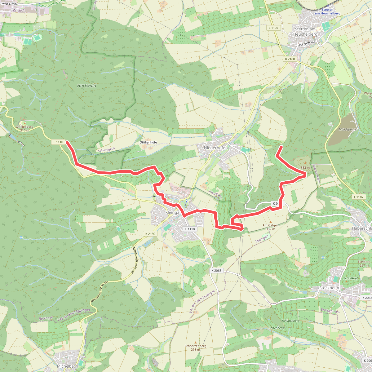 Rotes Kreuz, bei Niederhofen