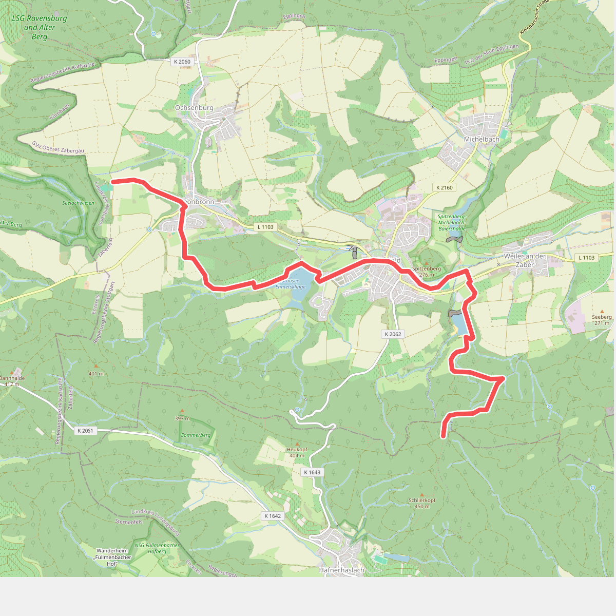 Rotes Kreuz, Leonbronn - Zaberfeld