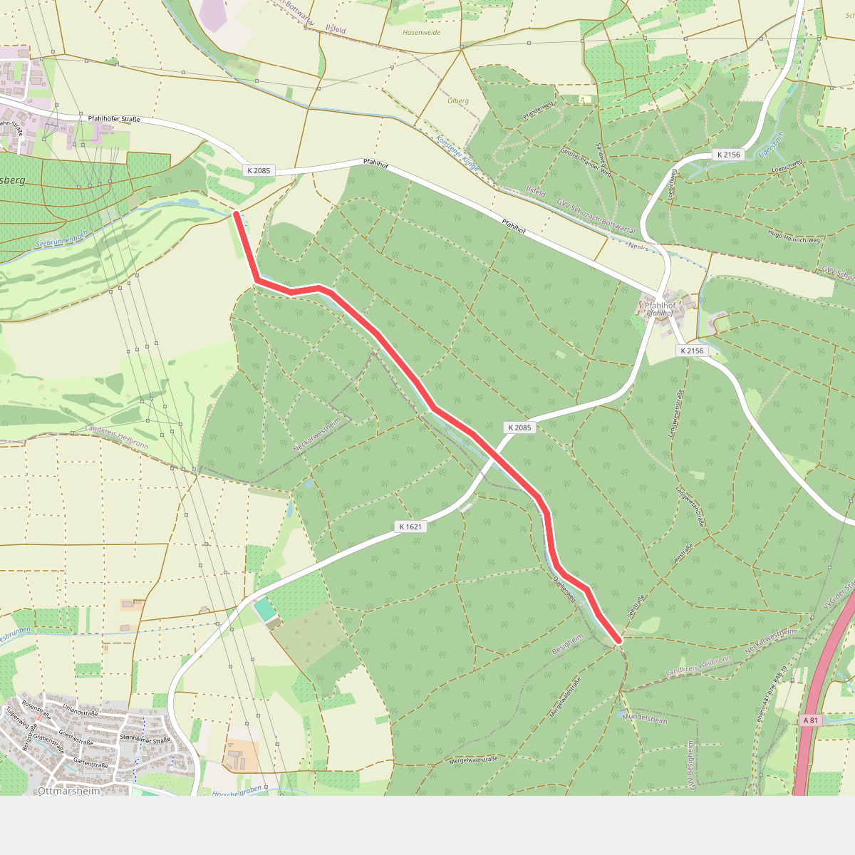 blaues Minus Seebrunnenbach