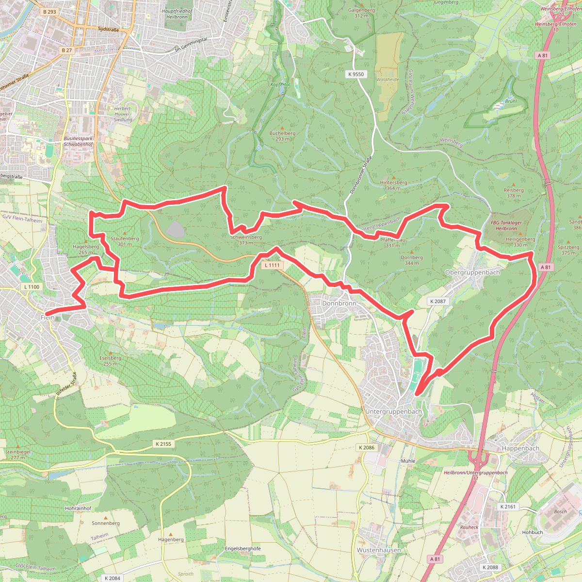 SB5 Unterwegs auf dem Württembergischen Weinwanderweg