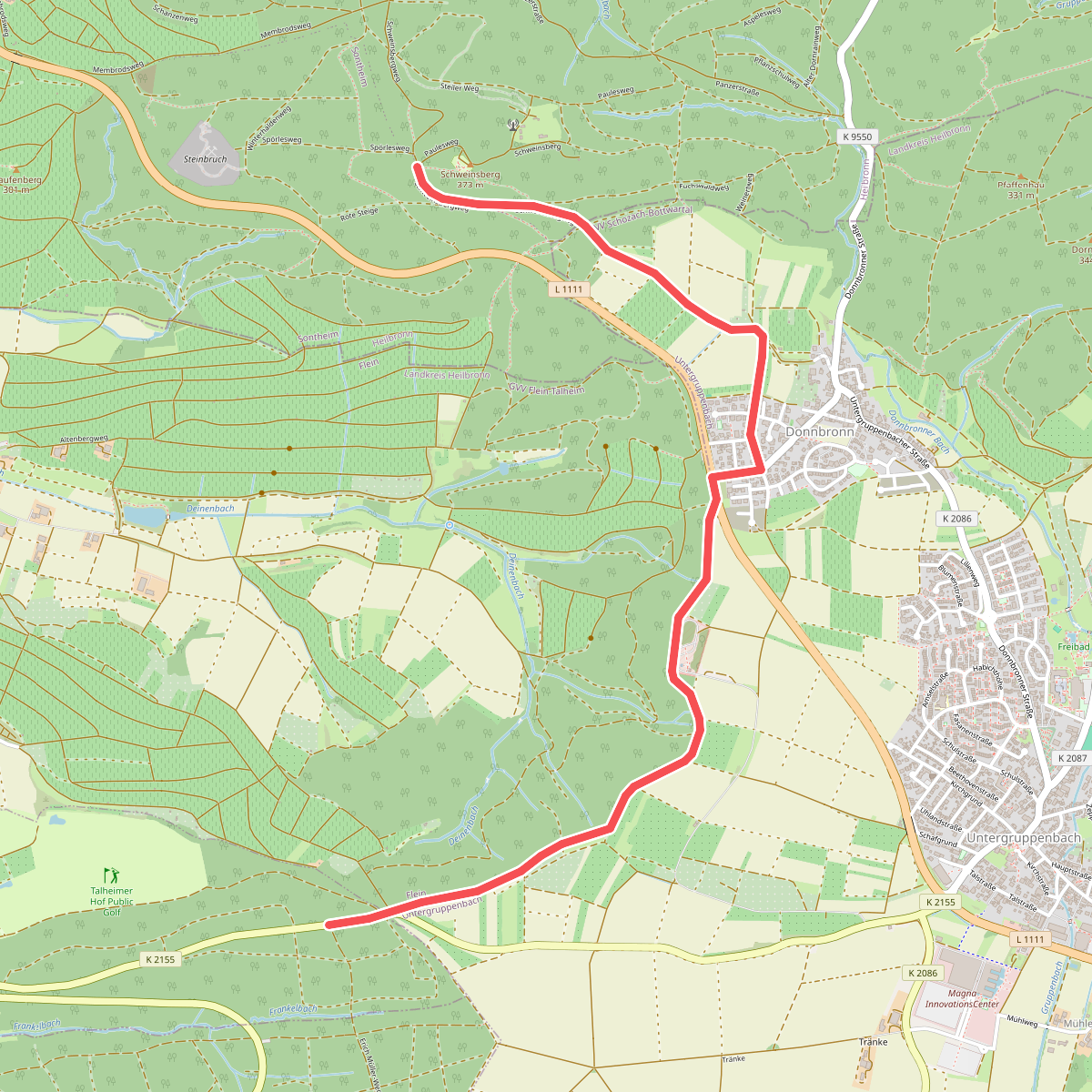 rotes Kreuz  Schweinsberg - Donnbronn - Ilsfeld