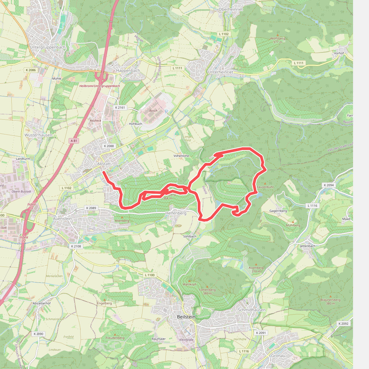 SB9 Schozachtaler Burgenrunden