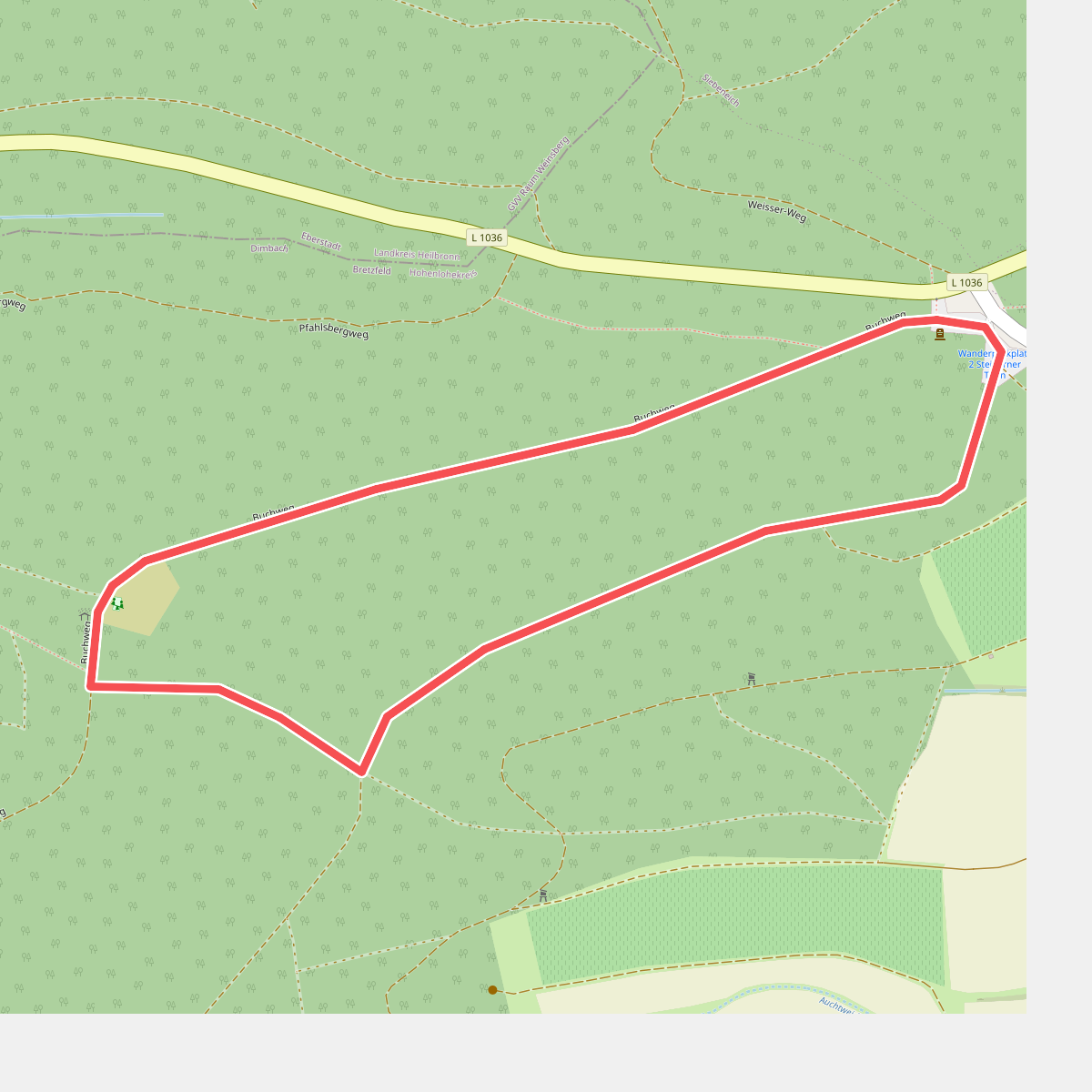Wanderweg 1 Steinerner Tisch