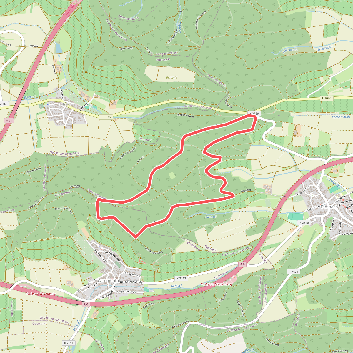 Wanderweg 3 Steinerner Tisch
