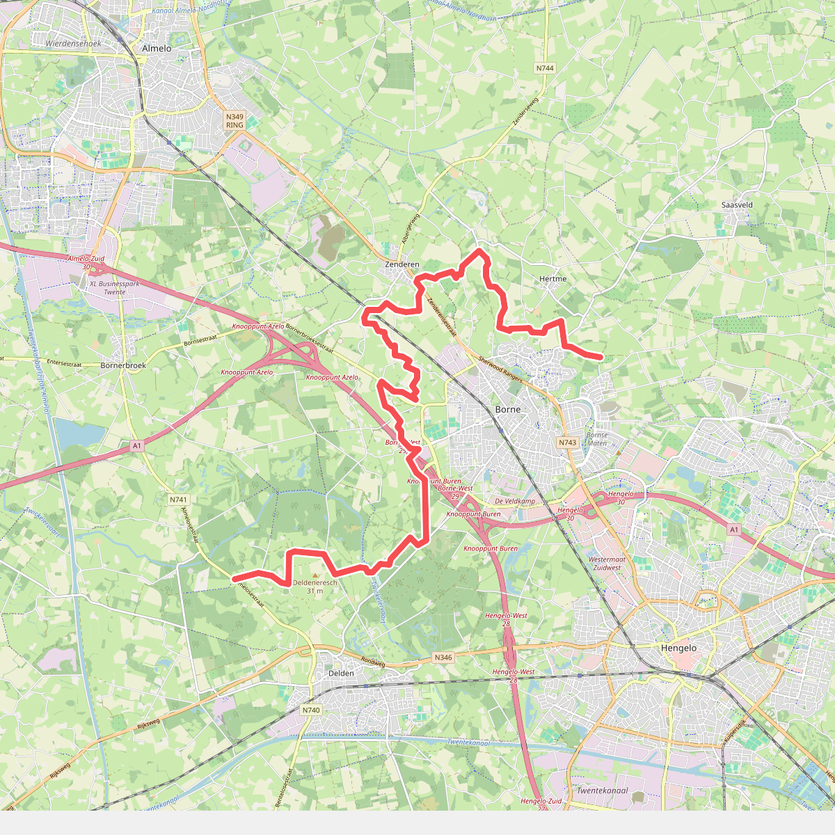 Borne - Delden · Marskramerpad etappe 3
