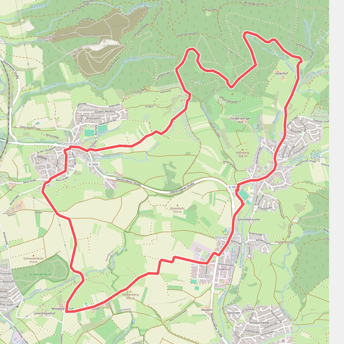 Auenwald - Rundwanderweg 2