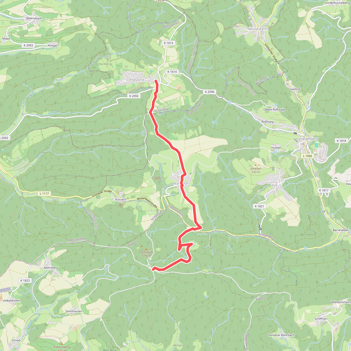 blaues Plus Prevorst - Warthof