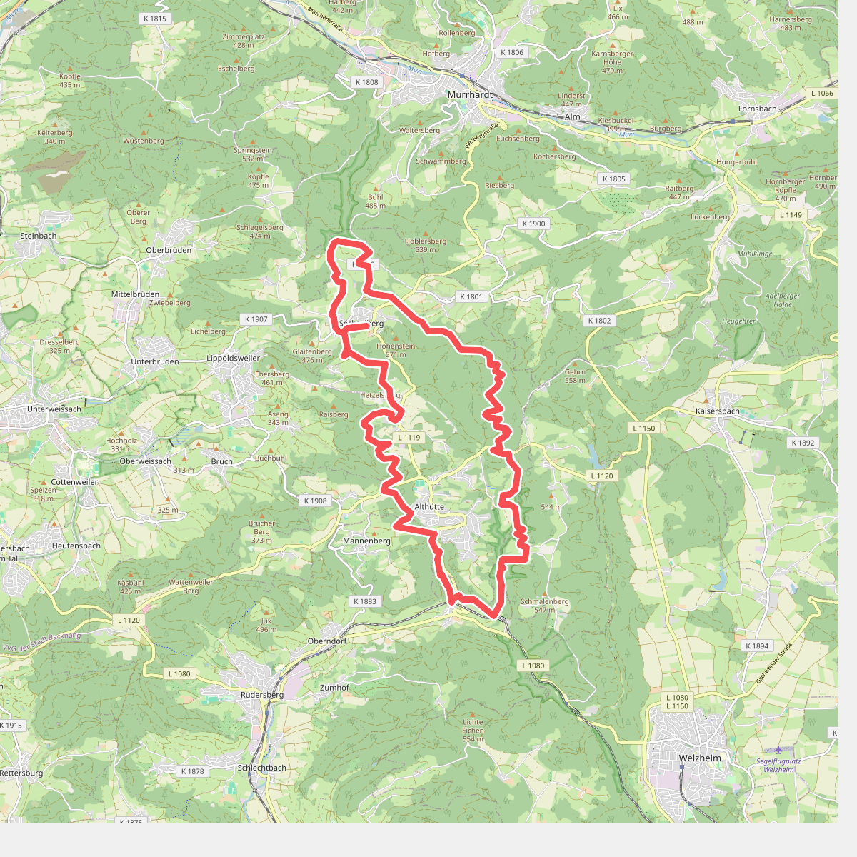 Althütte - Rundwanderweg 4