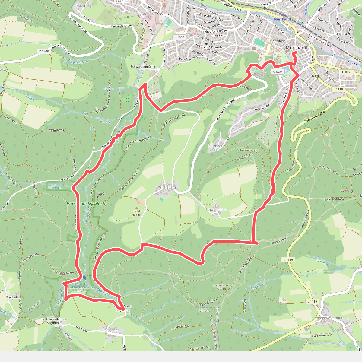 Murrhardt - Rundwanderweg 1
