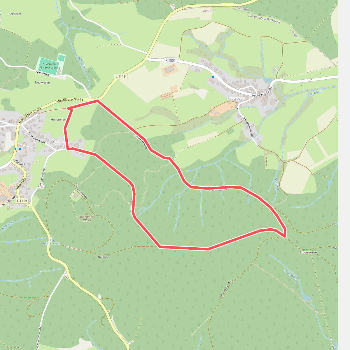 Althütte - Rundwanderweg 1