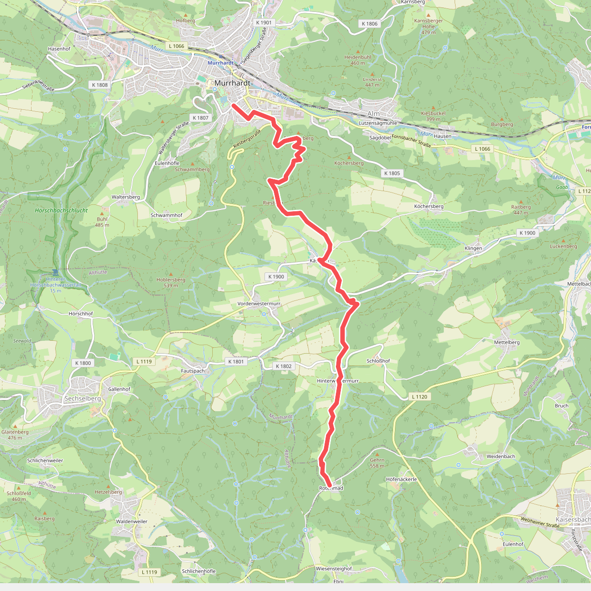 Nebenlinie des SAV (blaues Kreuz)