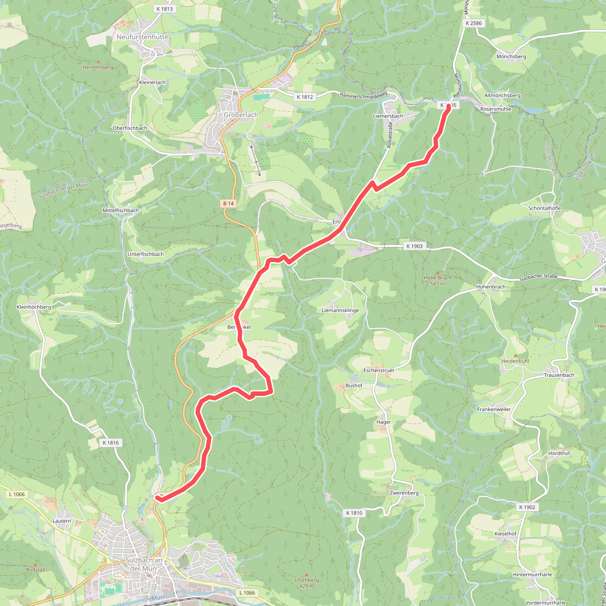Querweg SAV (blauer Punkt)