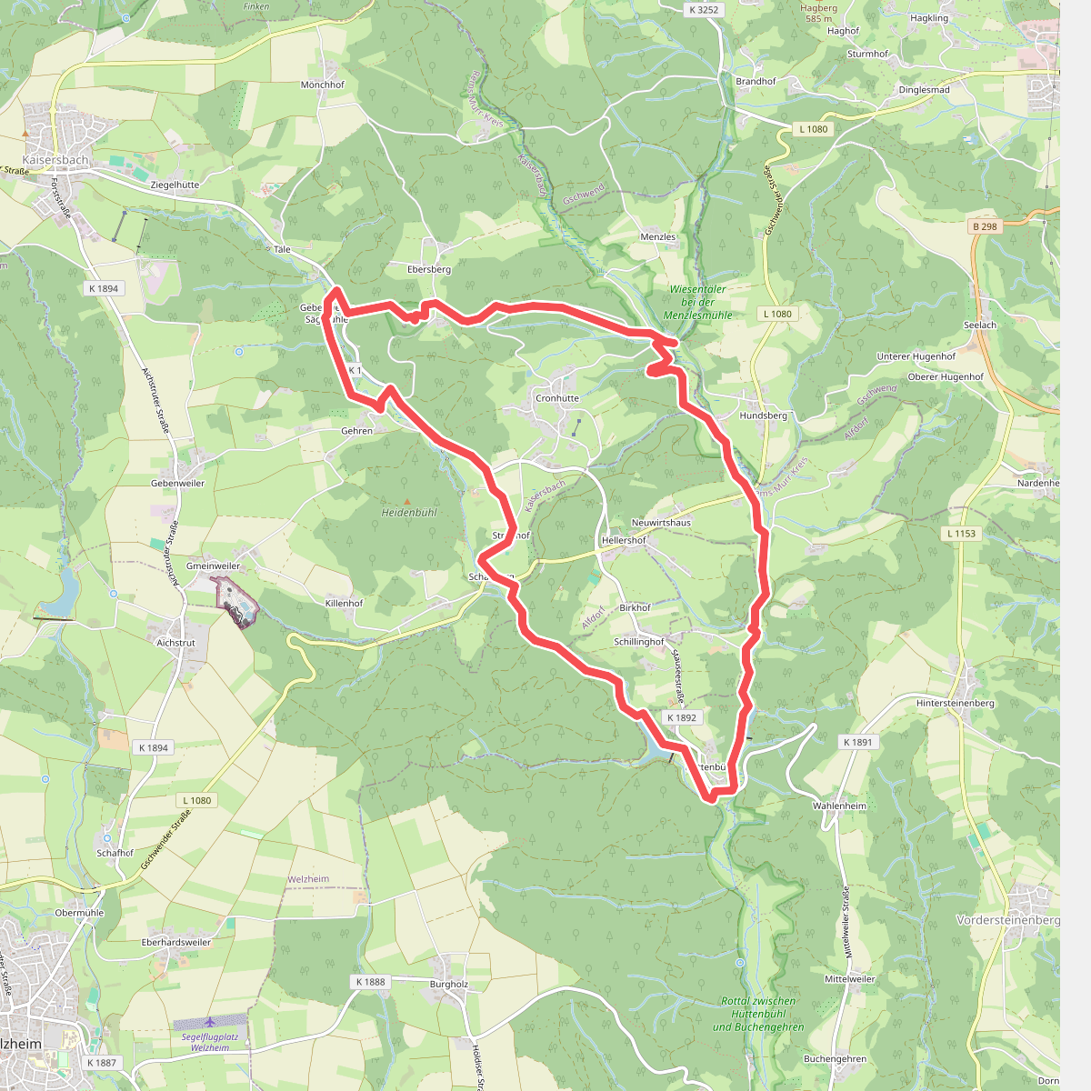 Mühlenwanderweg - Rundweg 1
