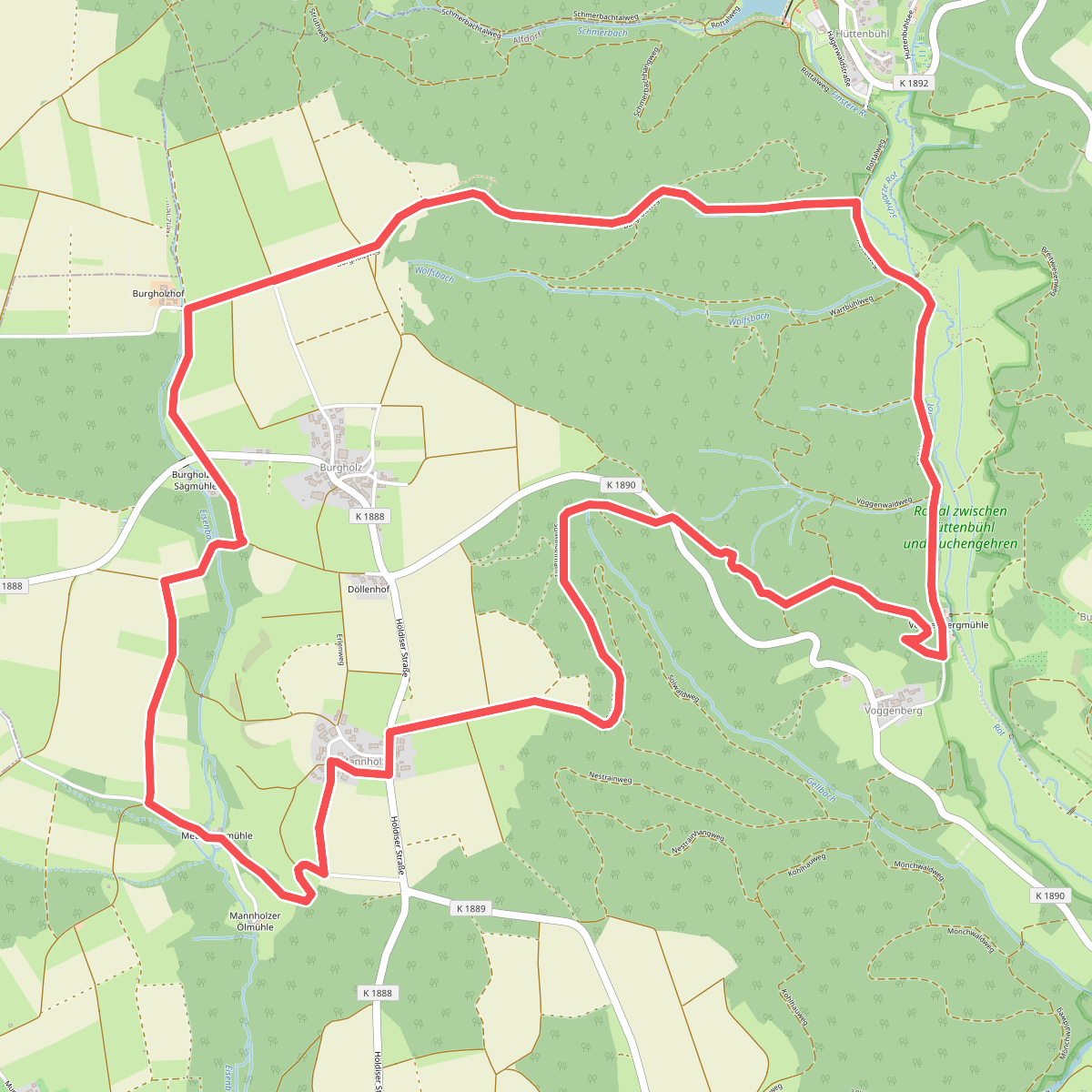 Mühlenwanderweg - Rundweg 2