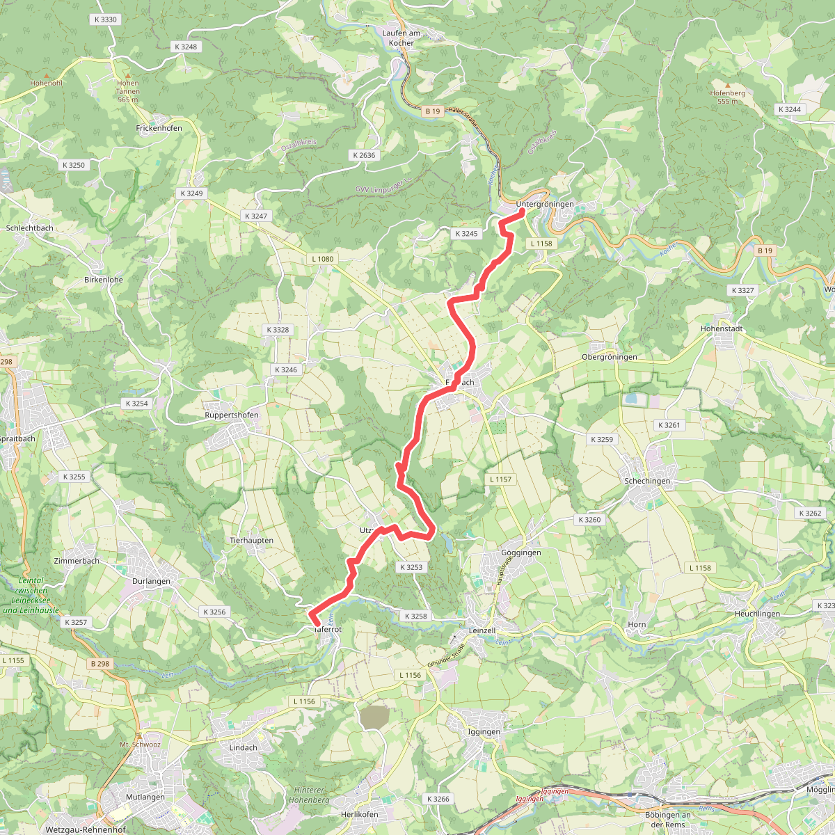 Querweg des SAV (Blauer Punkt)