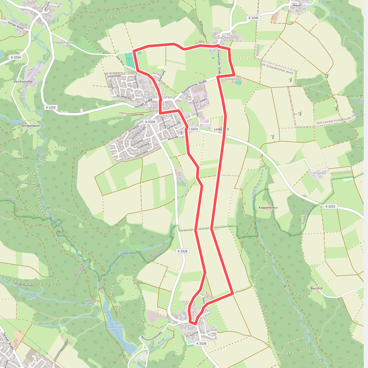 Ruppertshofen - Rundwanderweg 1