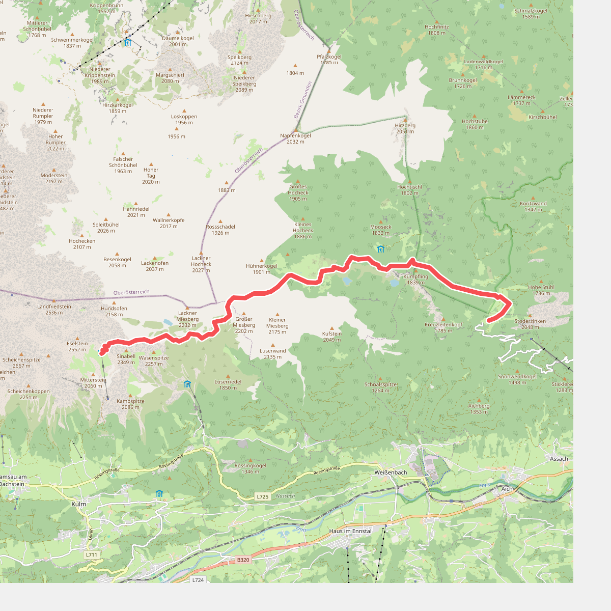 Guttenberghaus - Steinerhaus · Dachstein etappe 4
