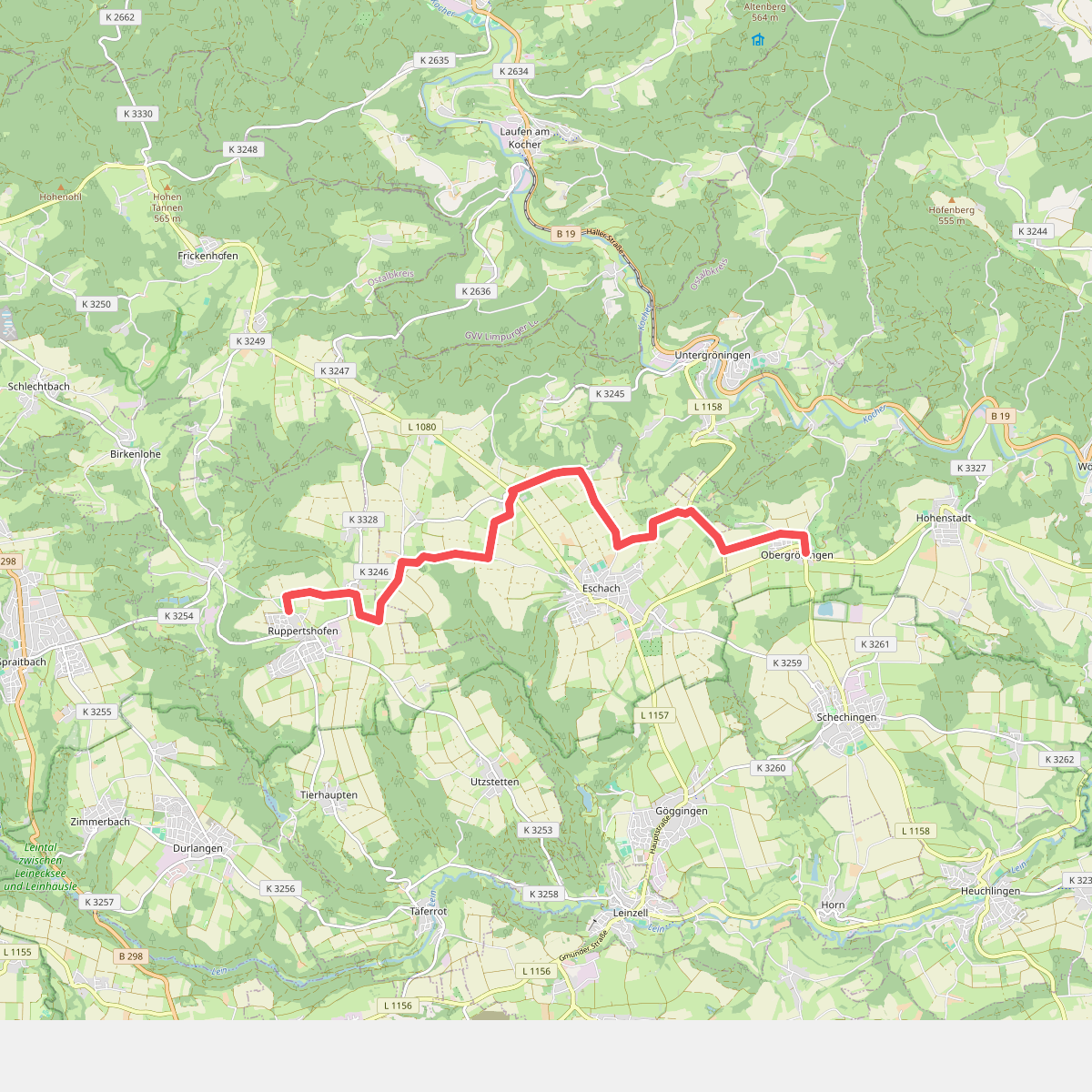 Ruppertshofen - Streckenwanderung 7