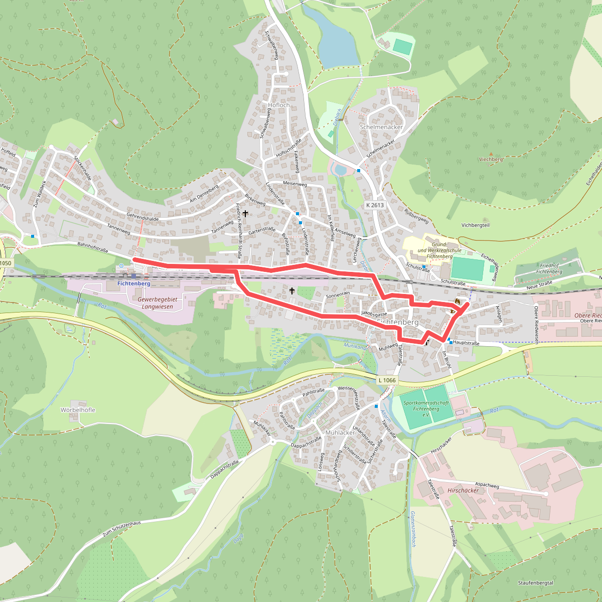 Häuserweg Fichtenberg