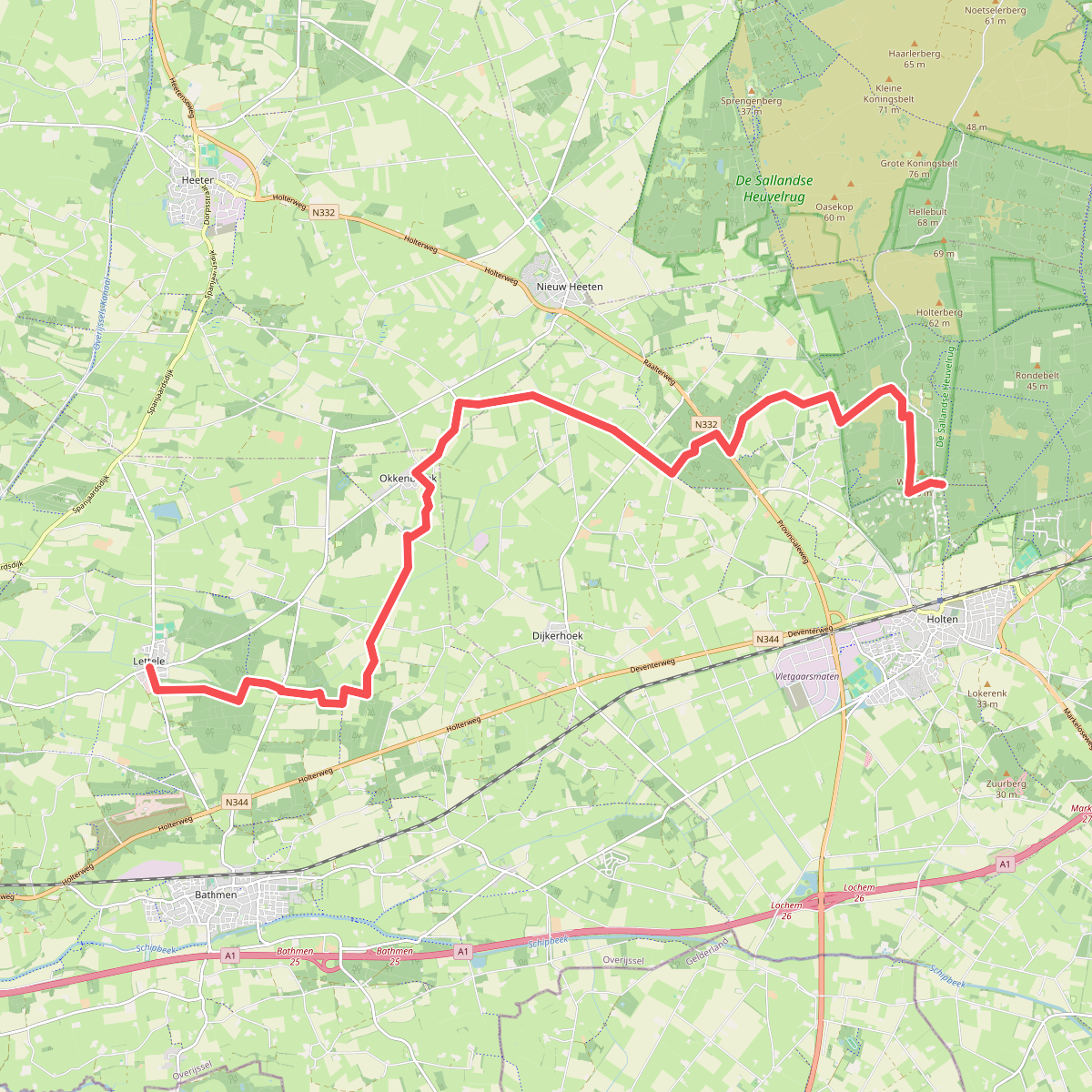 Holten - Lettele · Marskramerpad etappe 6