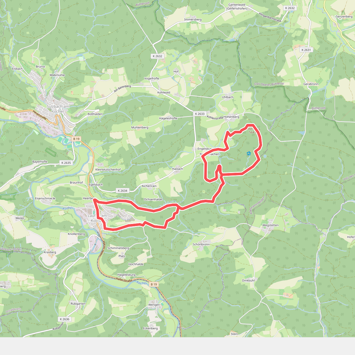 Sulzbach-Laufen - Rundwanderweg 3