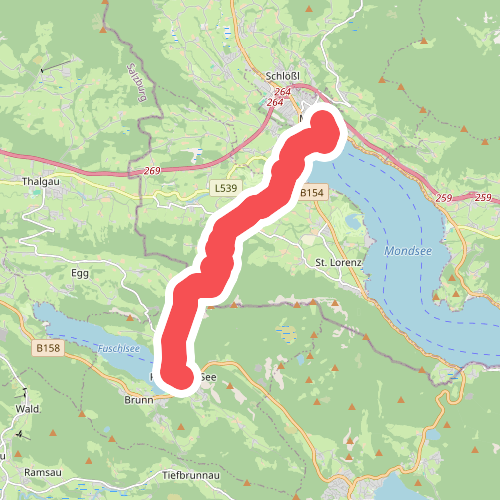 Mondsee - Fuschl am See · BergeSeen Trail etappe 5
