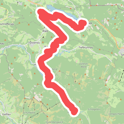 Fuschl am See - Hintersee (Plaats) · BergeSeen Trail etappe 6