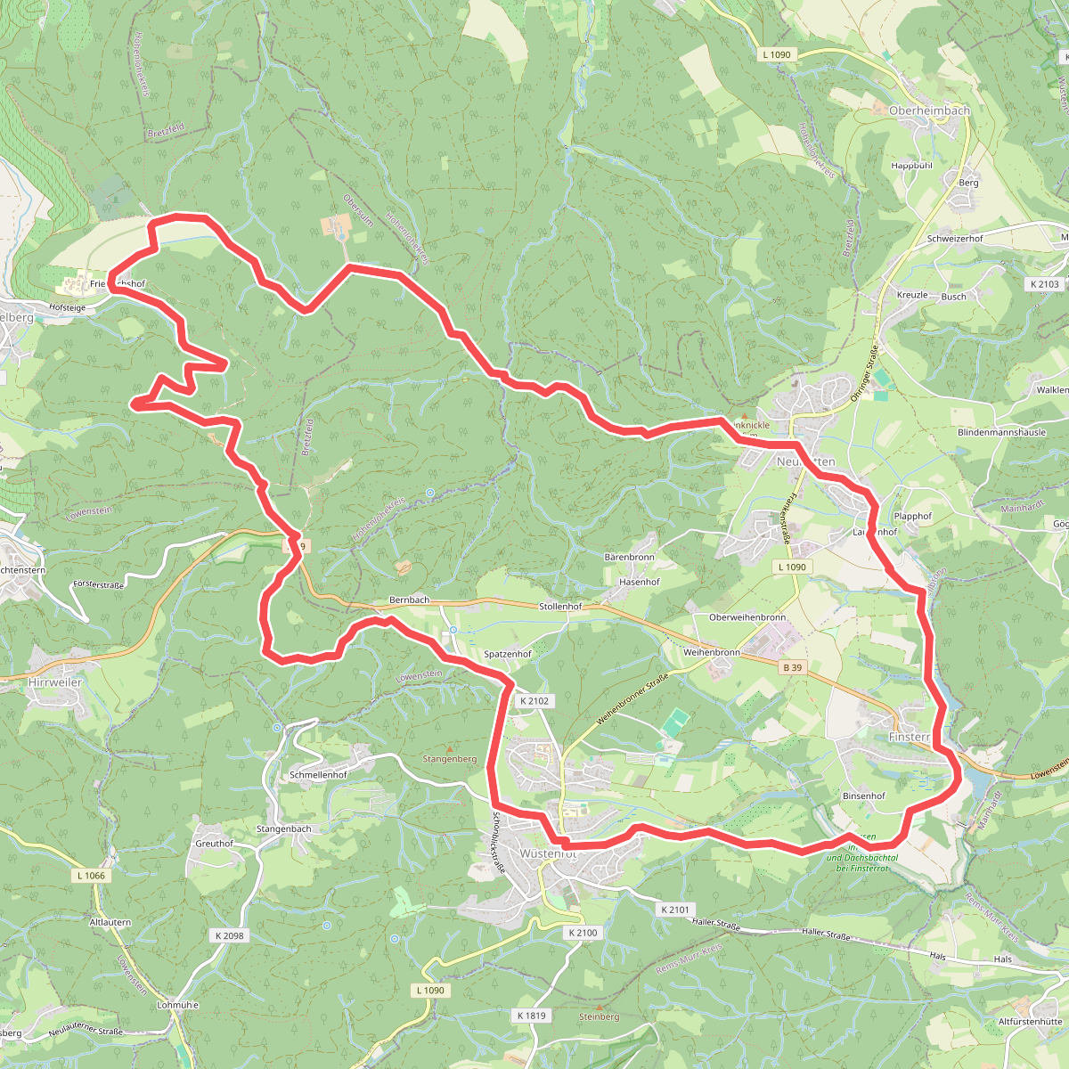 WT6 Natur pur rund um Wüstenrot
