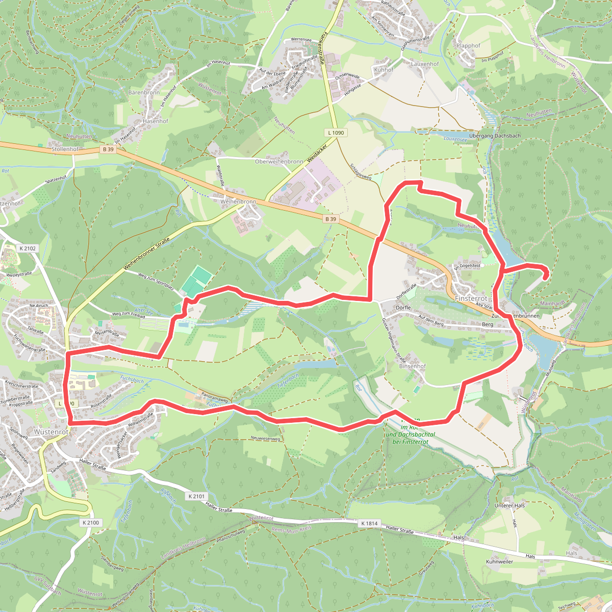 Wüstenrot - Rundwanderweg 4