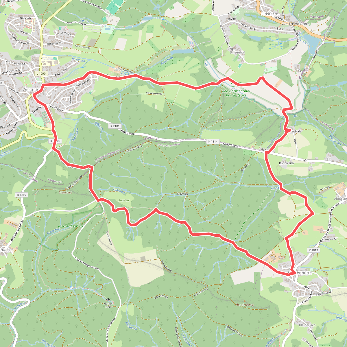Wüstenrot - Rundwanderweg 5