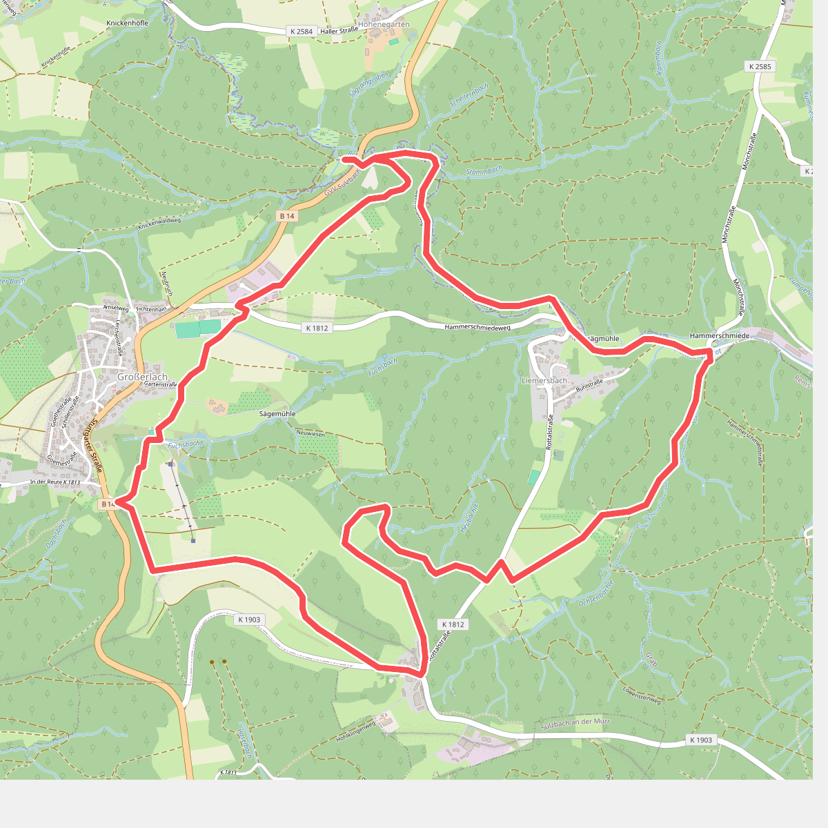 Großerlach - Rundwanderweg 2